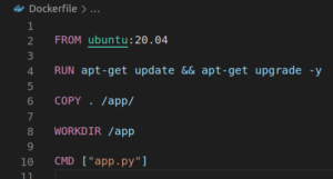 dockerfile
